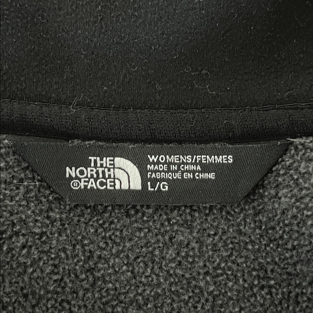 The North Face WindWall Full Zip Jacket Gray Soft Shell Silver Women’s L - Picture 12 of 16